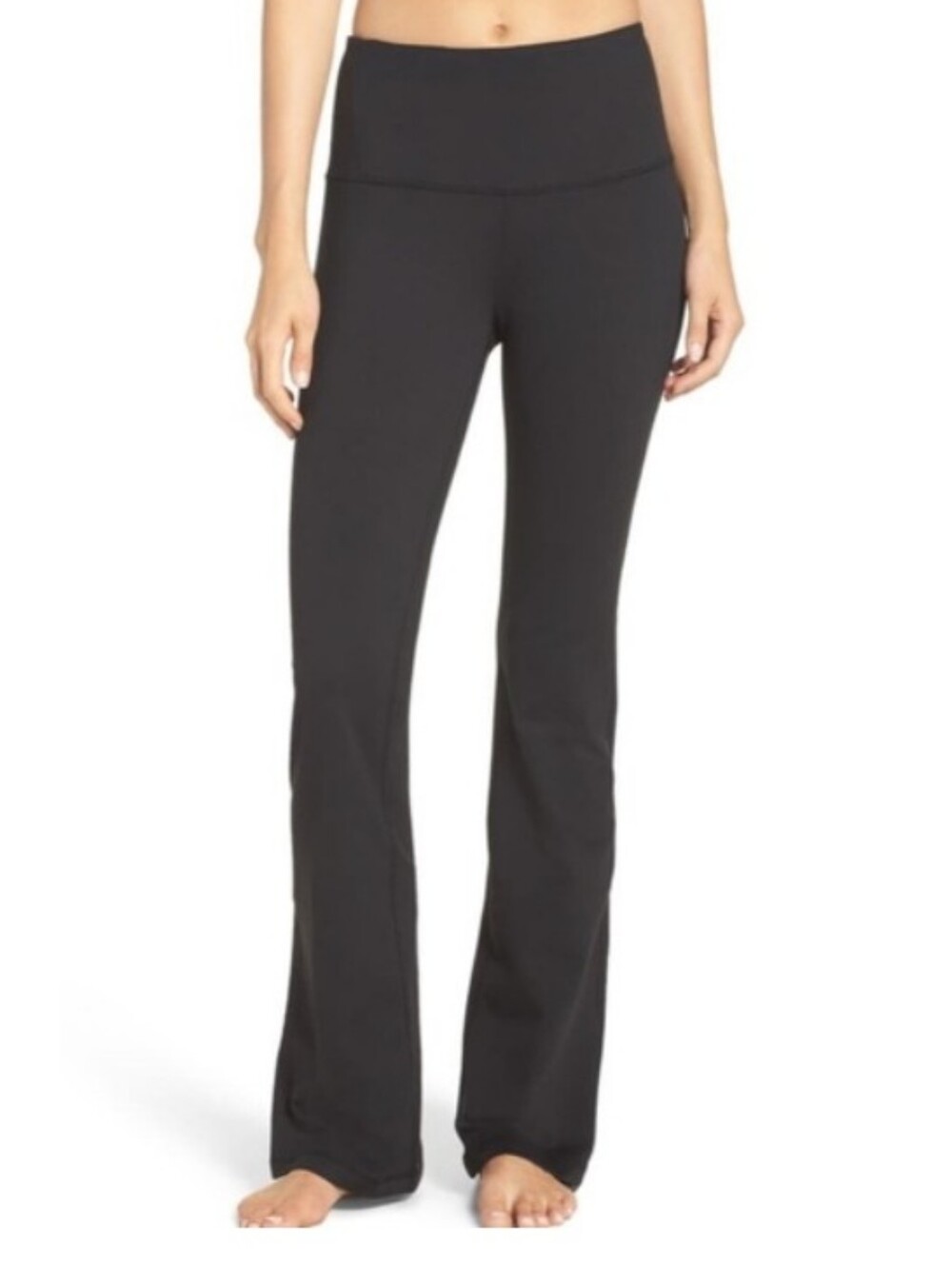 Zella Barely Flare Pants black leggings pants XS